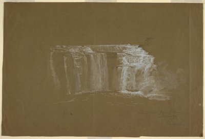 Lower Falls, Genesee River, Rochester, New York od Frederic Edwin Church