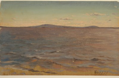 Pobřeží Maine, surfování od Frederic Edwin Church