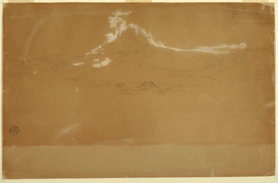Mount Chimborazo, poblíž Guanojo a Guaranda, Ekvádor od Frederic Edwin Church