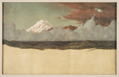 Mount Chimborazo přes stoupající mlhu a mraky od Frederic Edwin Church