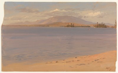 Mount Katahdin od jezera Millinocket od Frederic Edwin Church