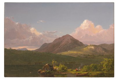Mount Newport na Mount Desert Island, c.1851-53 od Frederic Edwin Church