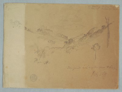 Horská krajina poblíž Jorje, Ekvádor od Frederic Edwin Church