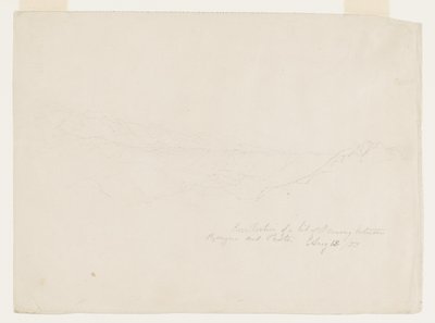 Hornatá krajina mezi městy Popyan a Pasto, Kolumbie od Frederic Edwin Church