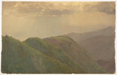 Hory na Jamajce od Frederic Edwin Church