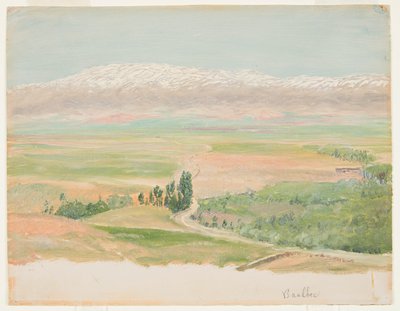 Hory poblíž Baalbecu od Frederic Edwin Church