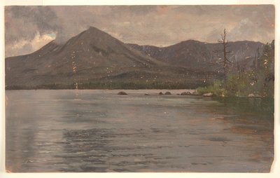 Hora Katahdin, od jezera Katahdin od Frederic Edwin Church