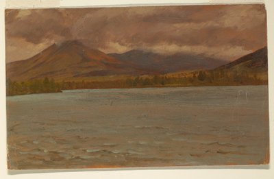 Hora Katahdin z jezera Katahdin od Frederic Edwin Church