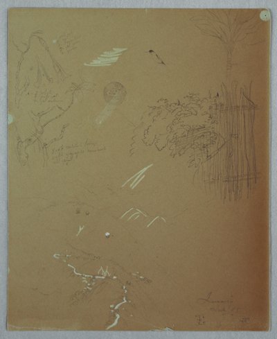 Nature Studies, Blue Mountains, Jamajka od Frederic Edwin Church