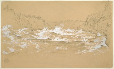 Soutěska řeky Niagara od Frederic Edwin Church