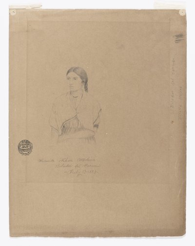 Portrét bolivijské dívky: Senorita Filetta Molina Bolador del Carmen, Kolumbie od Frederic Edwin Church
