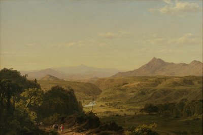 Scéna mezi Andami, 1854 od Frederic Edwin Church