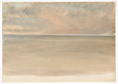 Mořská krajina s ledovcem v dálce od Frederic Edwin Church