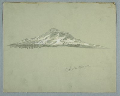 Zasněžený vrchol hory Chimborazo, Ekvádor od Frederic Edwin Church