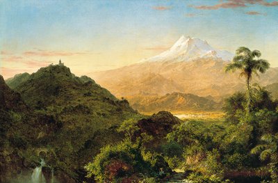 Jihoamerická krajina od Frederic Edwin Church