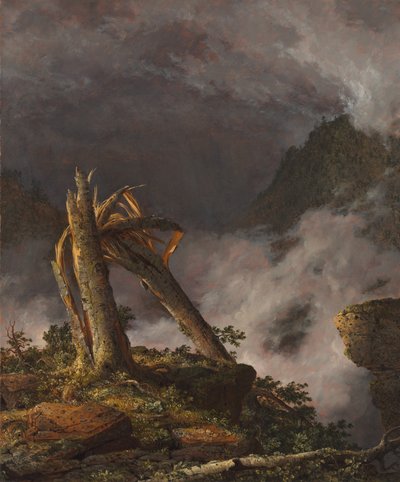 Bouře v horách od Frederic Edwin Church