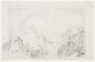 Studie na "Období dešťů v tropech" od Frederic Edwin Church