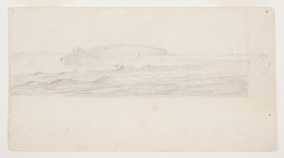 Studie na malbu Niagarských vodopádů od Frederic Edwin Church