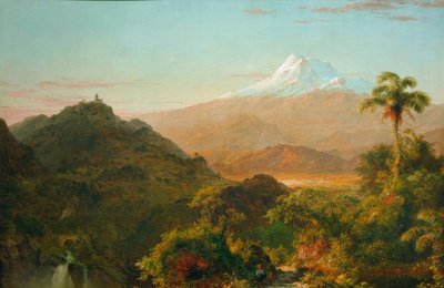 Jihoamerická krajina od Frederic Edwin Church