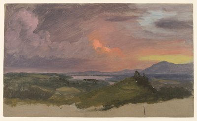 Západ slunce v údolí Hudson od Frederic Edwin Church