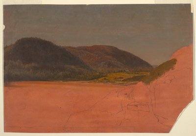 Včelí úl a písečná pláž z Great Head, Mt. Desert od Frederic Edwin Church