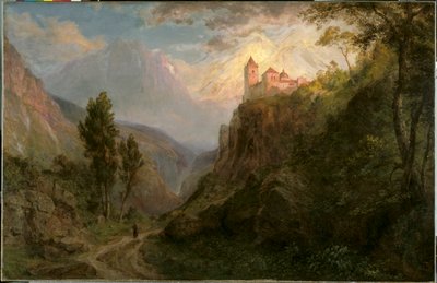 Klášter San Pedro (Naše Paní Sněžná) od Frederic Edwin Church