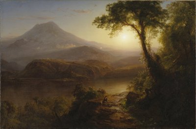 Tropické scenérie od Frederic Edwin Church