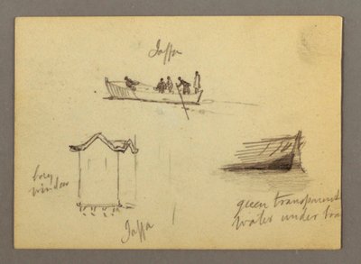 Dvanáct figurálních skic, Joffa, Palestina od Frederic Edwin Church