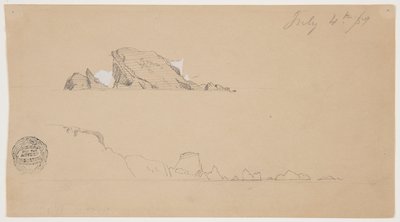 Dva ledovce od Frederic Edwin Church