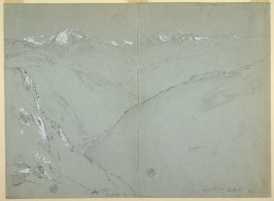 Krajina údolí se zasněženými vrcholky, Bernské Alpy, Švýcarsko, část 1 od Frederic Edwin Church