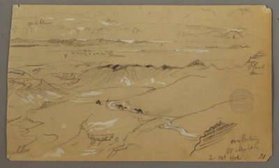 Pohled přes Wady el-Arabah od Frederic Edwin Church