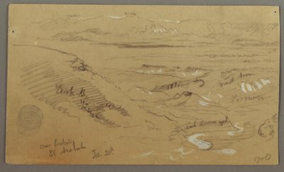Pohled přes Wady el-Arabah od Frederic Edwin Church