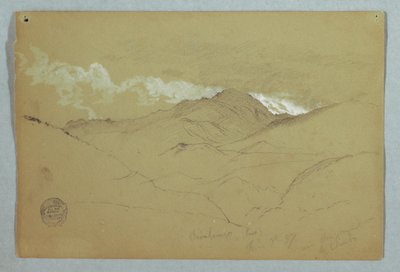 Pohled z východu Mount Chimborazo, Ekvádor od Frederic Edwin Church