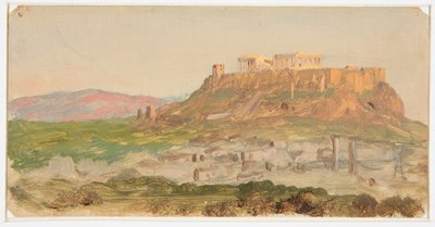 Pohled na Akropoli, východ slunce od Frederic Edwin Church