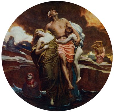 A moře vydalo mrtvé, kteří v něm byli, vystaveno 1892, 1912. od Frederic Leighton