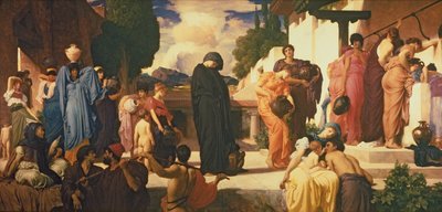 Captive Andromache, c.1888 (olej na plátně) (viz 226710 & 250633) od Frederic Leighton