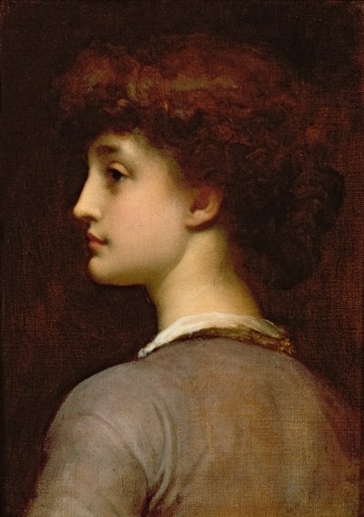 Portrét mladé dívky od Frederic Leighton