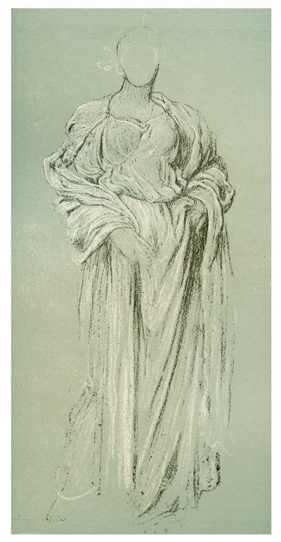 Studium Daphnephoria, c1880-1882 od Frederic Leighton
