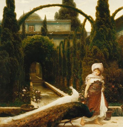 Maurská zahrada; Sen o Granadě, 1874 od Frederic Leighton