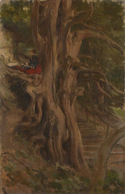 Stromy v Cliveden od Frederic Leighton 1st Baron Leighton