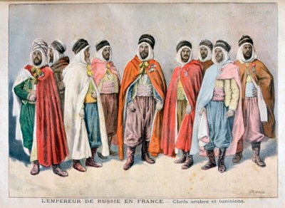 Arabští a tuniští náčelníci, 1896 od Frederic Lix
