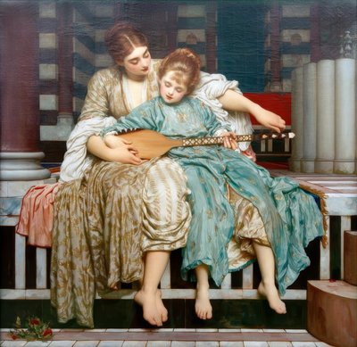 hudební lekce od Frederic Lord Leighton