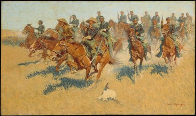 Útok kavalerie na jižních pláních od Frederic Remington