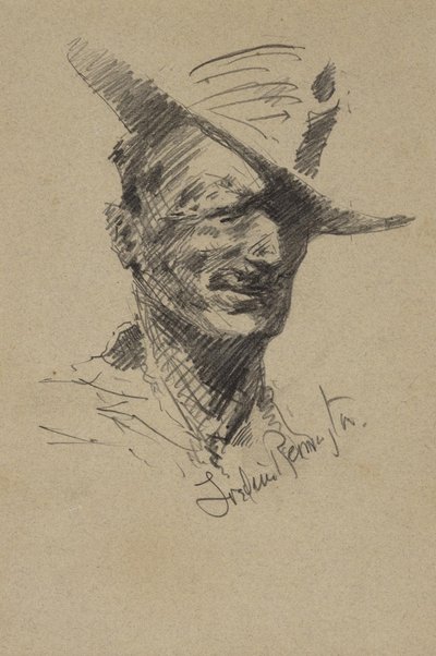 Autoportrét od Frederic Remington