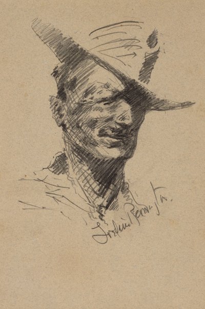 Autoportrét od Frederic Remington