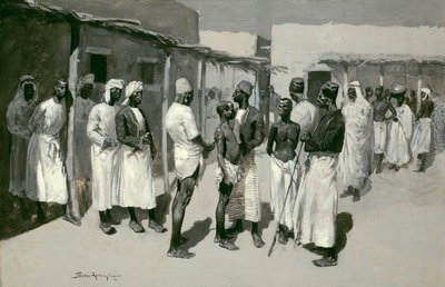 Trh s otroky od Frederic Remington