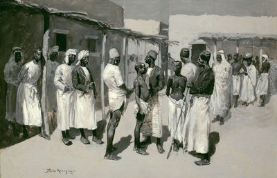 Trh s otroky od Frederic Remington