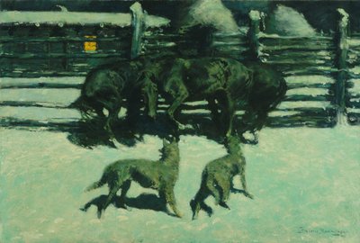 Volání o pomoc od Frederic Remington