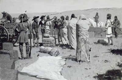 Tlumočník mával na mládí, kolem roku 1900 od Frederic Remington