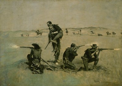 The Last Stand (Twenty-Five to One) c.1896 od Frederic Remington